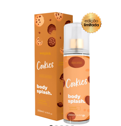 Body Splash Cookies Desodorante Colônia 200ml