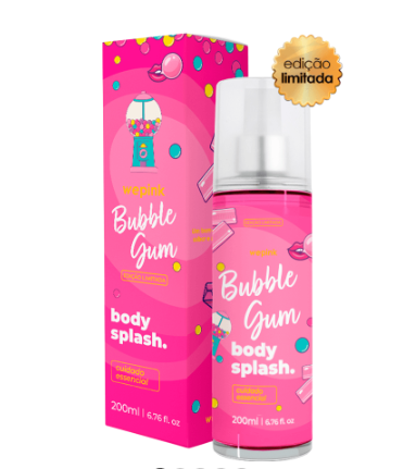 Body Splash Bubble Gum Desodorante Colônia 200ml